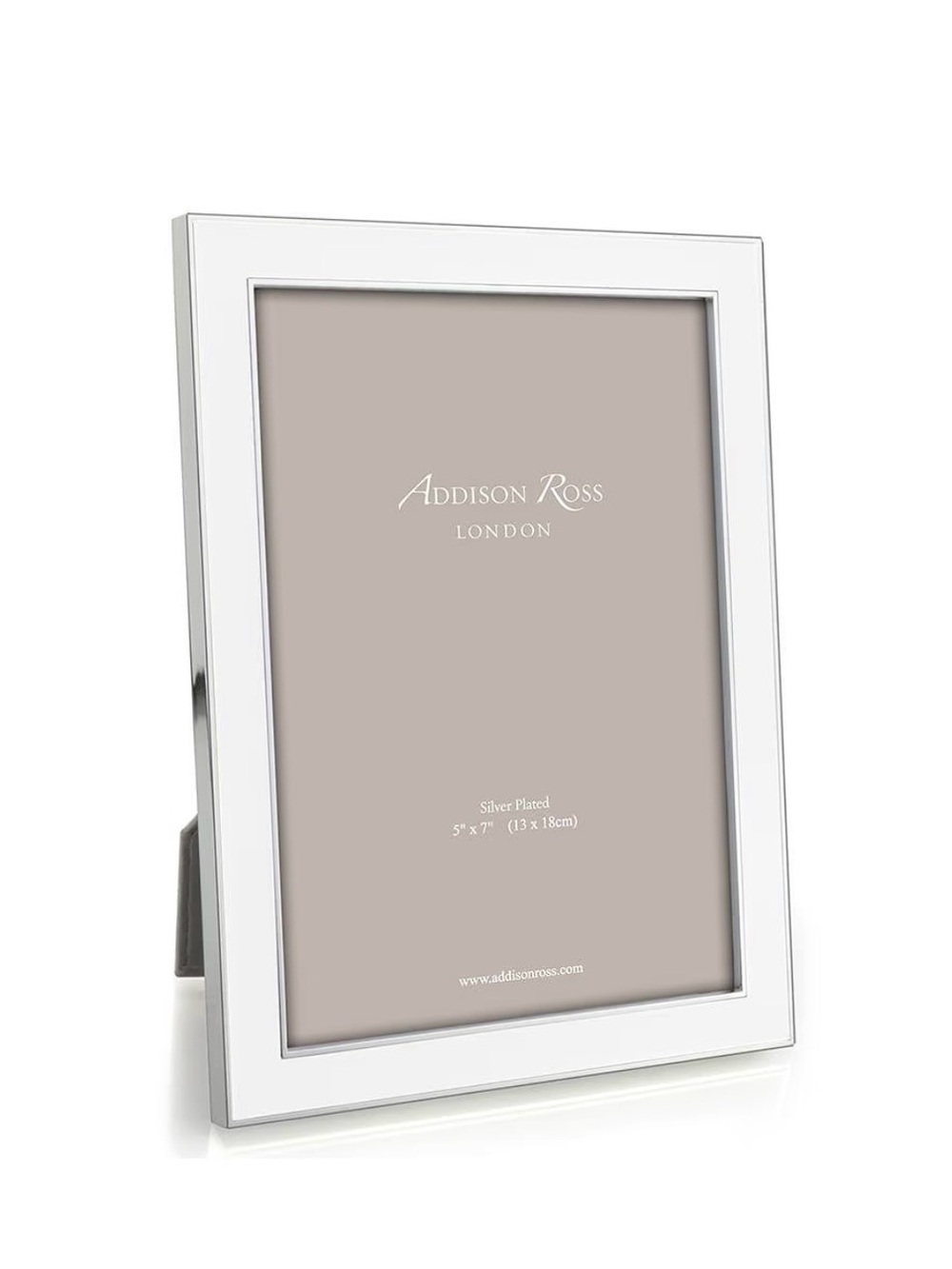 Addison Ross White and Silver Contemporary Picture Frame